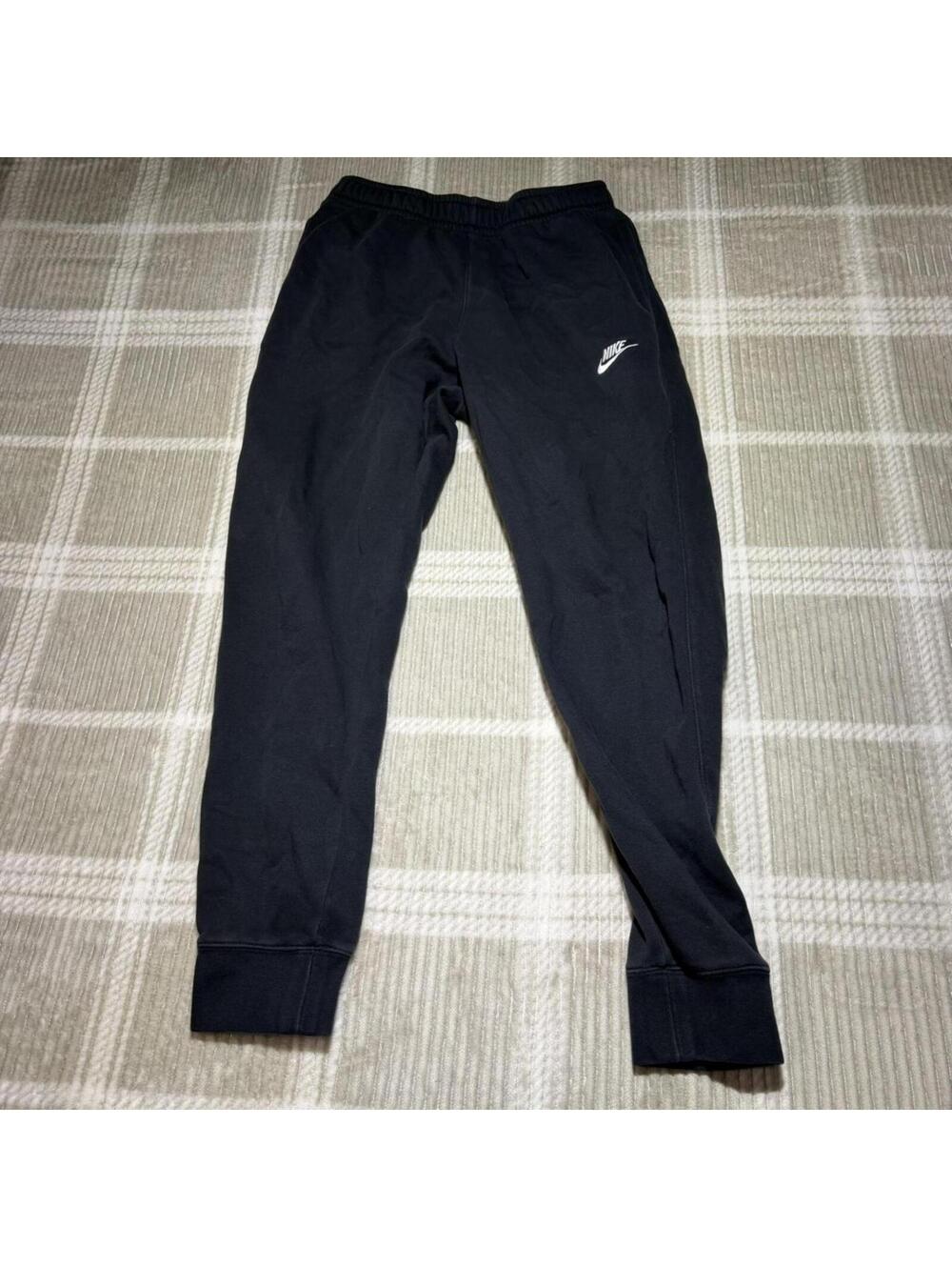 Nike black joggers with white logo, Size S #athleisure #activewear
